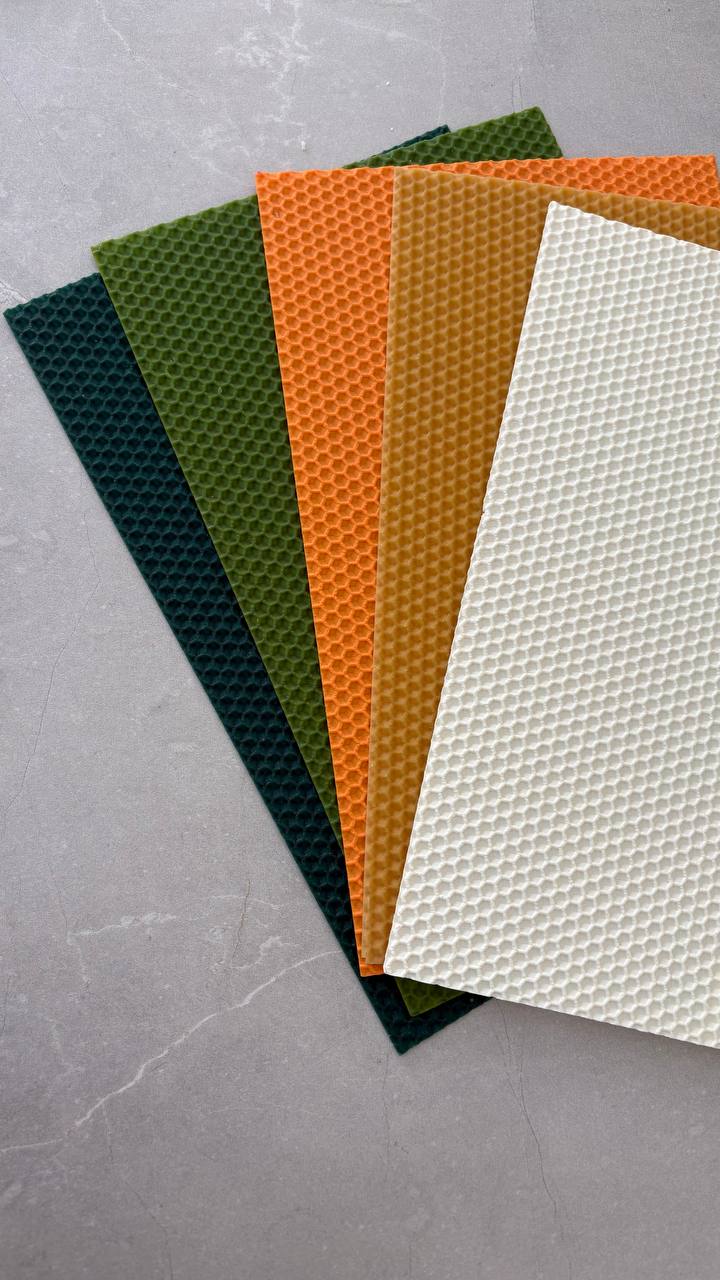 ورق های موم عسلی