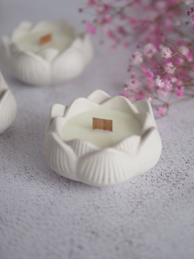 نمونه کار شده با شات نیلوفر و فیتیله چوبی قطر این شات 7 سانت هست