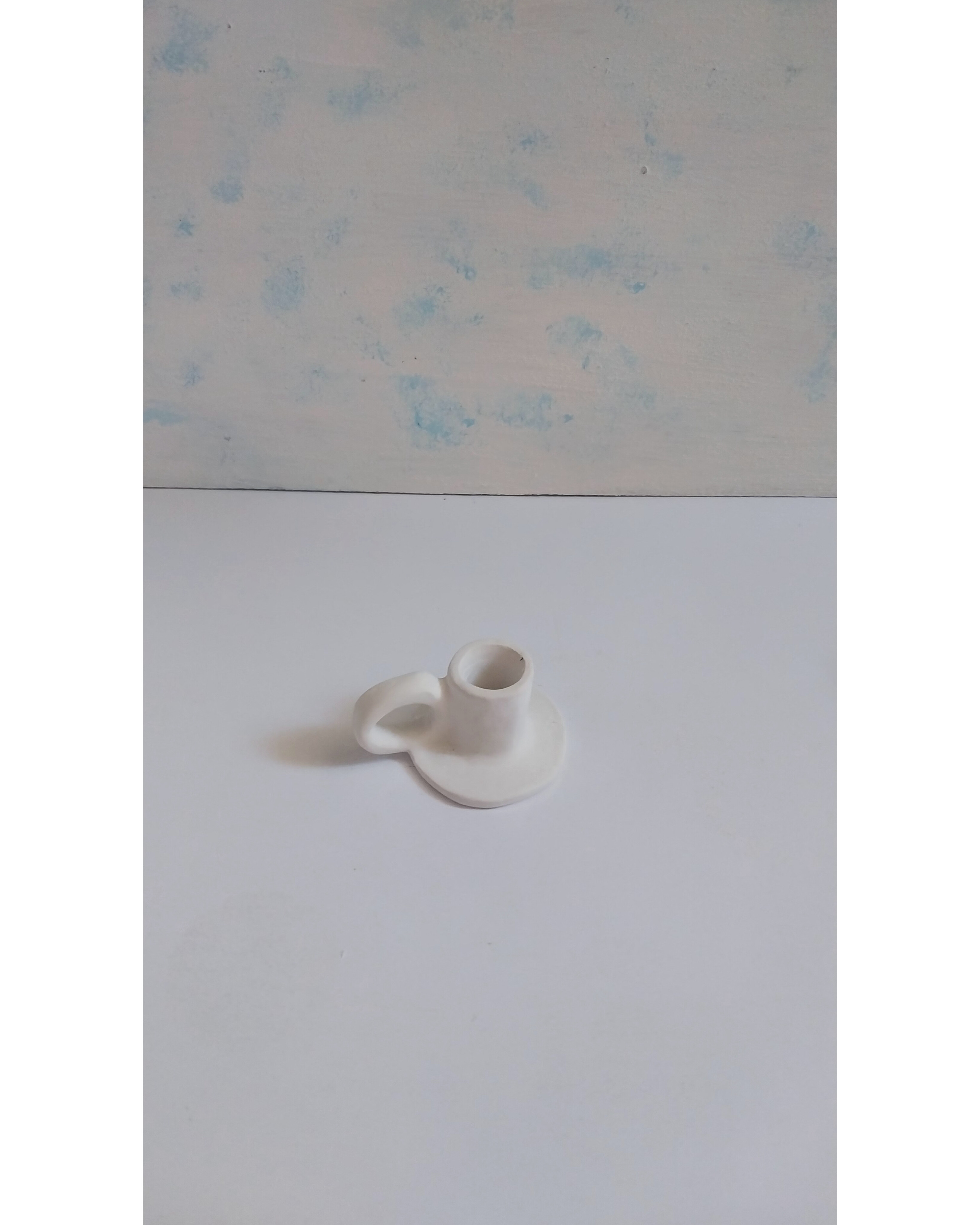 جا شمعی خام دسته دار انگلیسی