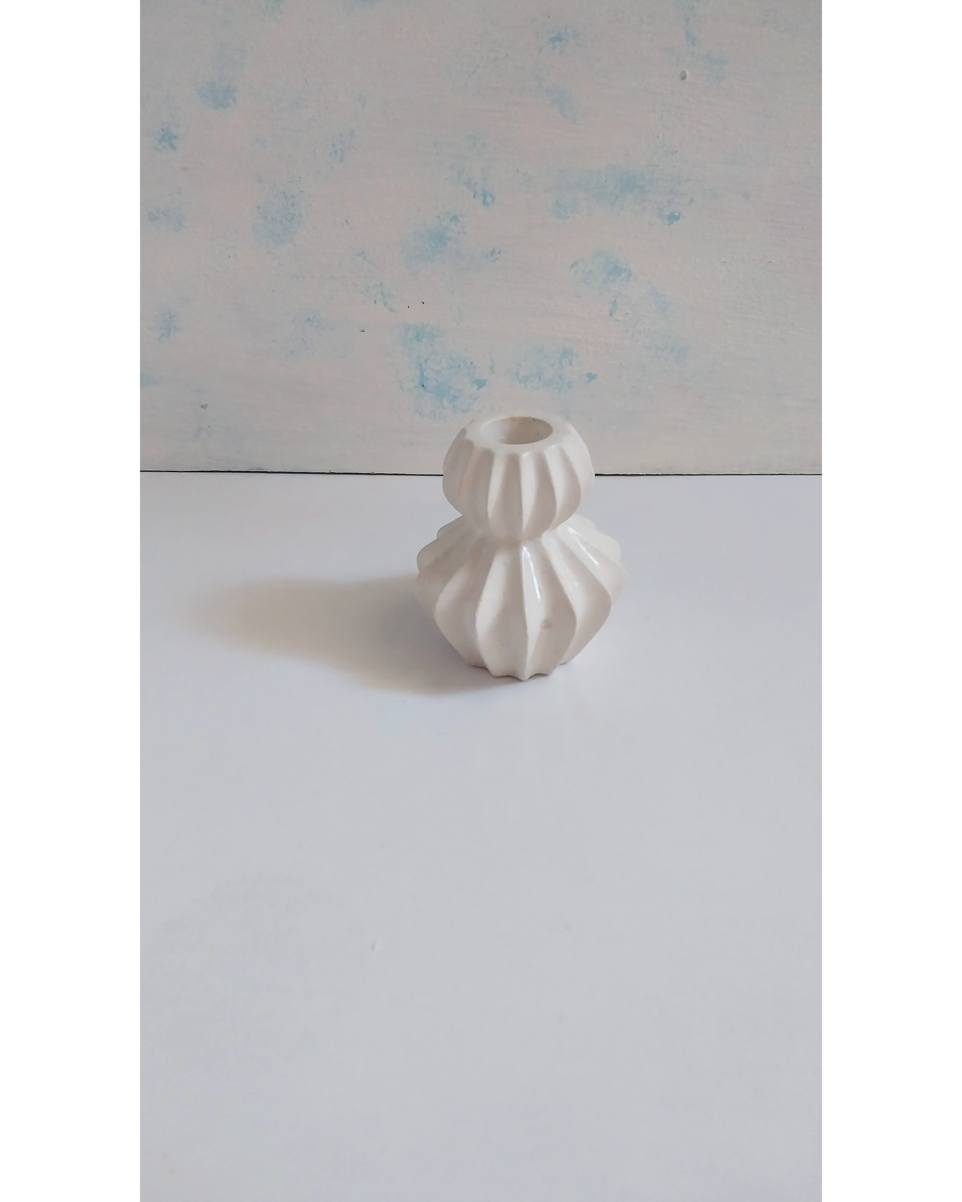 جا شمعی خام آماده رنگ آمیزی