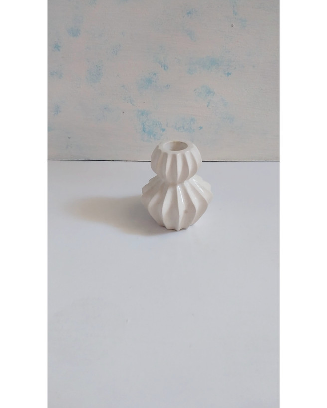 جا شمعی خام آماده رنگ آمیزی