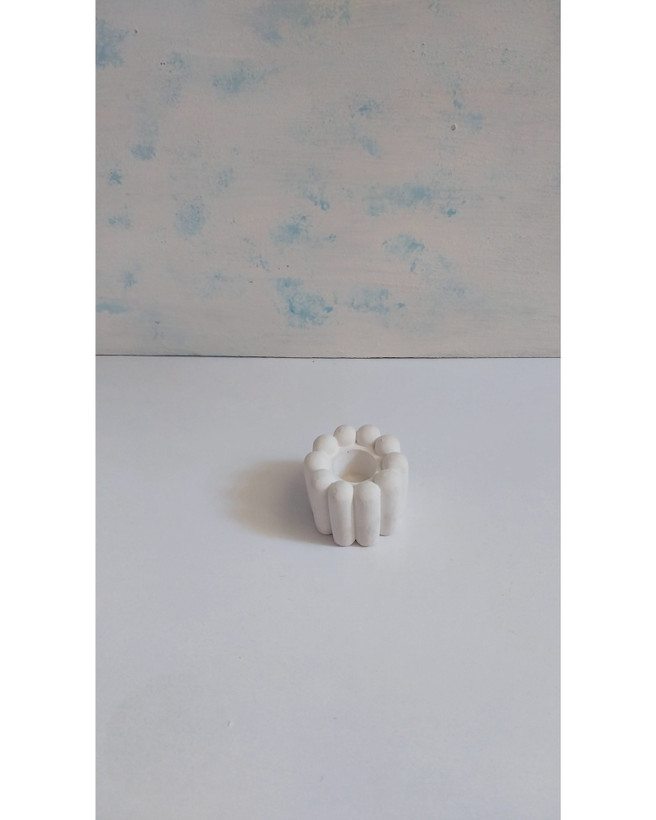 جا شمعی خام آماده رنگ آمیزی