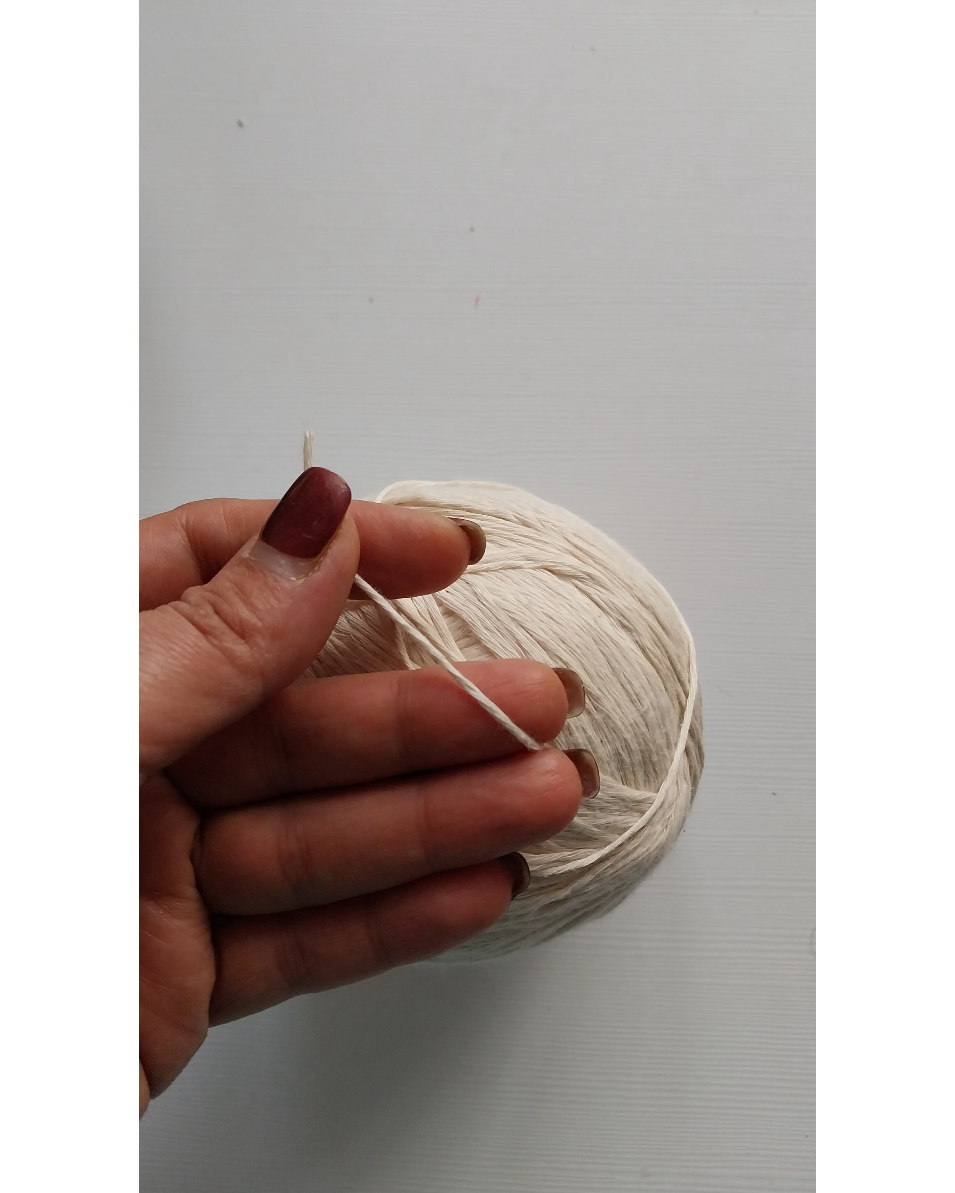 فیتیله خام نخ پنبه